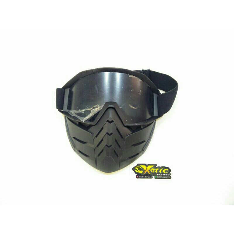 GOOGLE MASK HELM HALFFACE