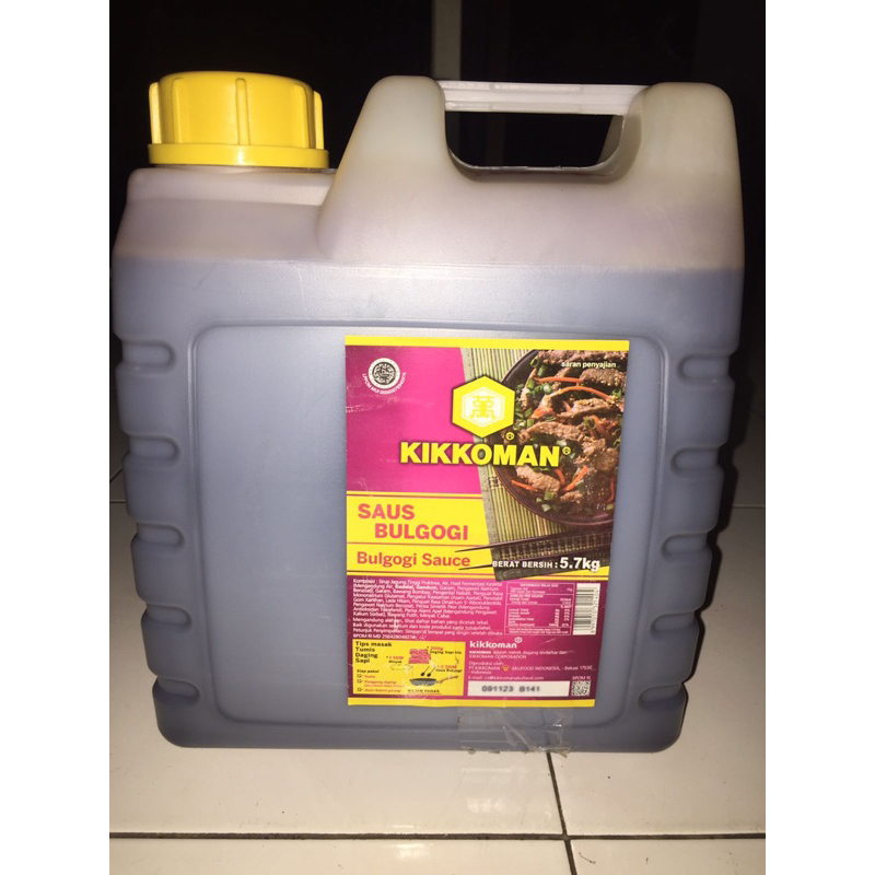 

Kikkoman saus bulgogi halal 5,7 kg jerigen - saus korea