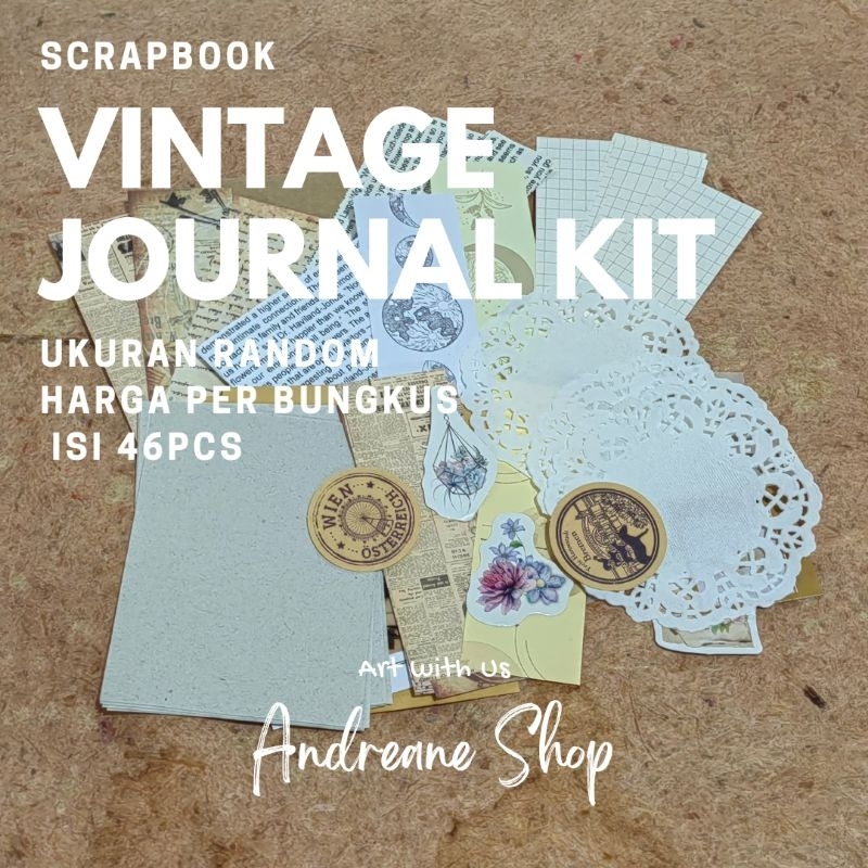 

Vintage Journal Kit Scrapbook Diary