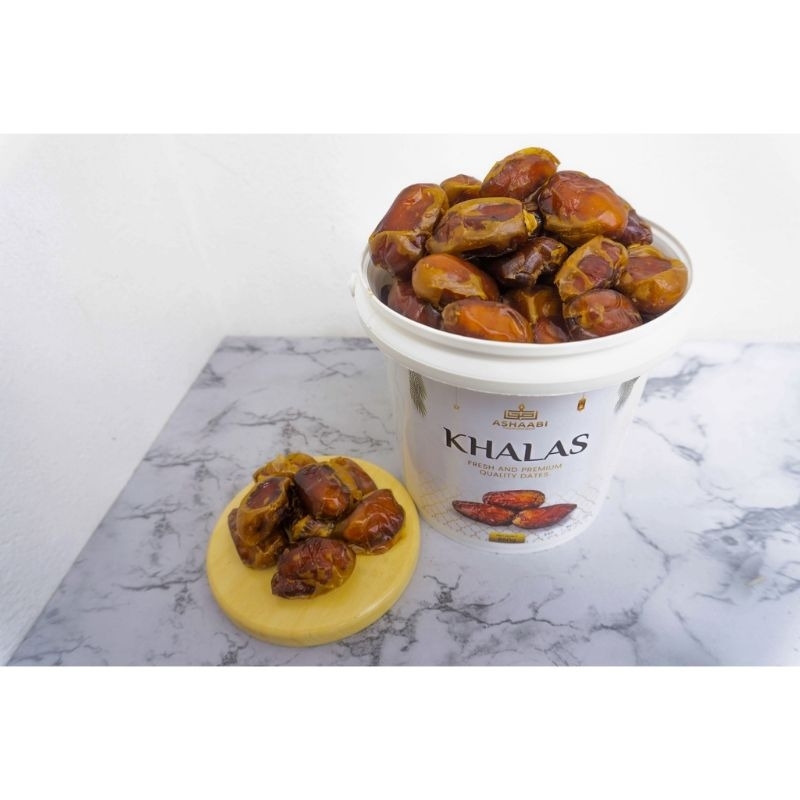 

KURMA KHALAS SUPER PREMIUM GRADE A / KURMA EMBERAN KURMA LEMBUT