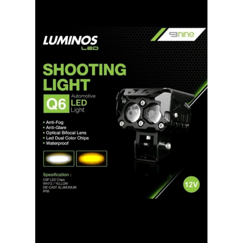 Lampu tembak laser 2 mata Q6