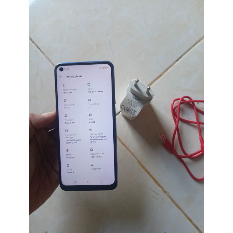 oppo a54 ram 4/128gb second oppo a54 seken oppo a54 bekas ram 4/128gb