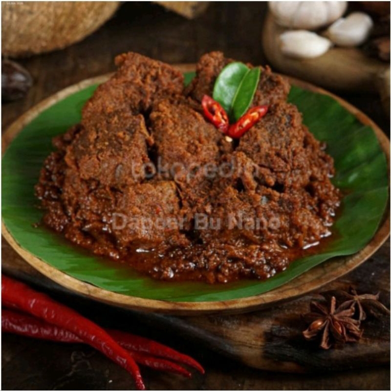 

Rendang Padang Daging Sapi 1Kg Siap Makan.