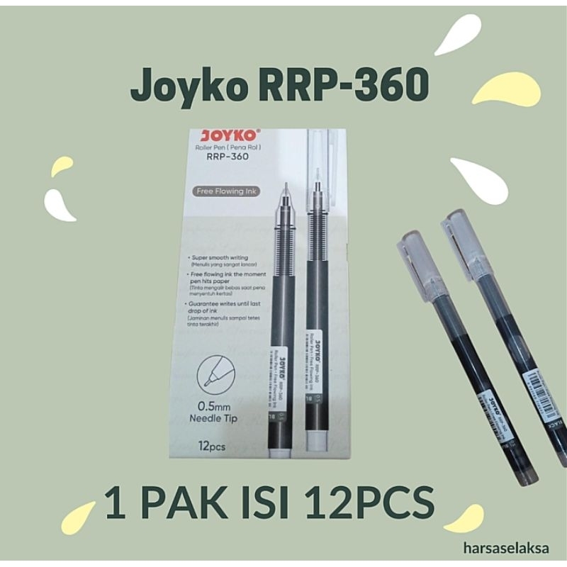 

Bolpoin Joyko RRP-360 0,5mm Needle tip 1pak isi 12pcs