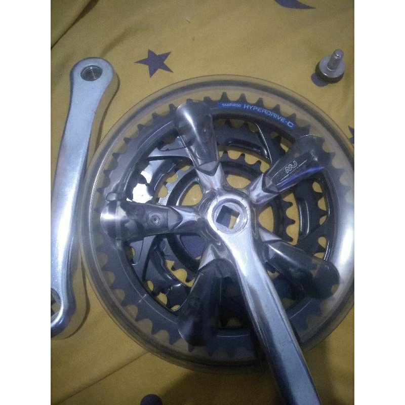 Crank shimano 160mm MJ NOS BB kotak 3 speed