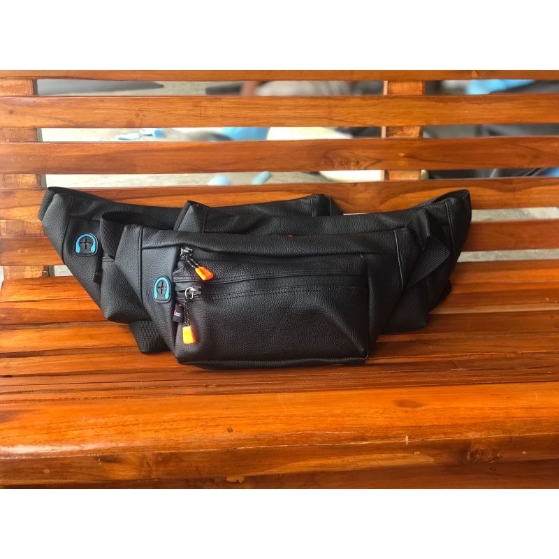 Tas selempang pria Anti air Waistbag waterproof Sking Bag