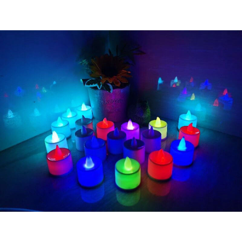 Lampu Lilin LED Mini Elektrik / Lampu Hias Elektrik Candle Light / Lampu Hias Mini / Lampu Lilin Warna Warni