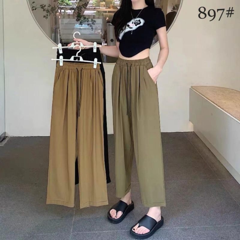 Celana Kulot Wanita Import / Celana Panjang Kulot