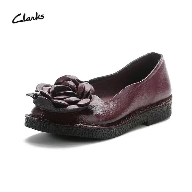 Sepatu Wanita Clarks Rose 1189 / Clarks Flat Rose