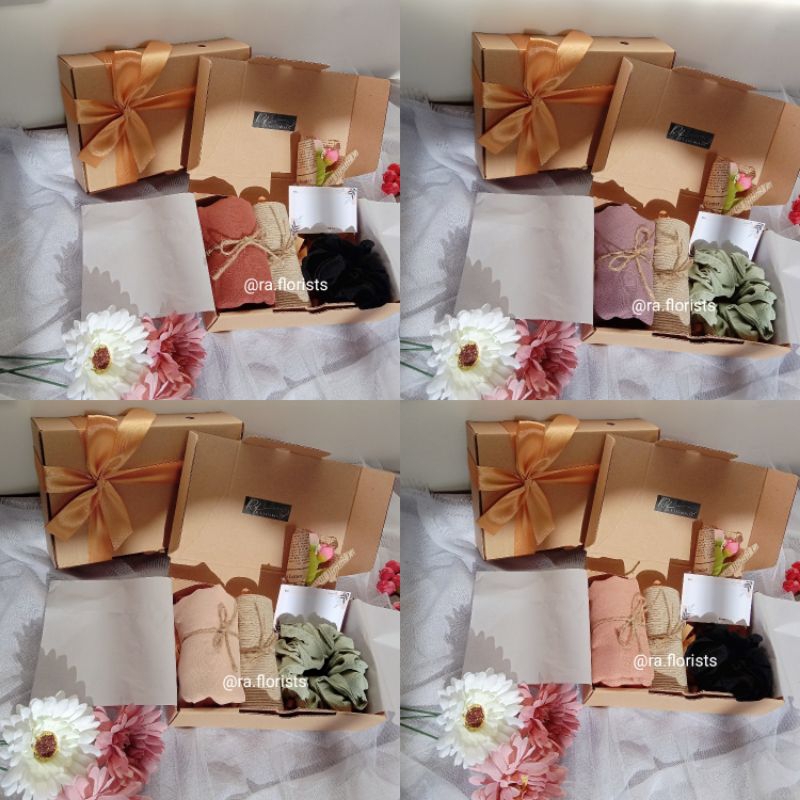 Hampers hijab / hampers wisuda / hampers ulang tahun / hampers lebaran / hampers murah / paket hijab / kado murah