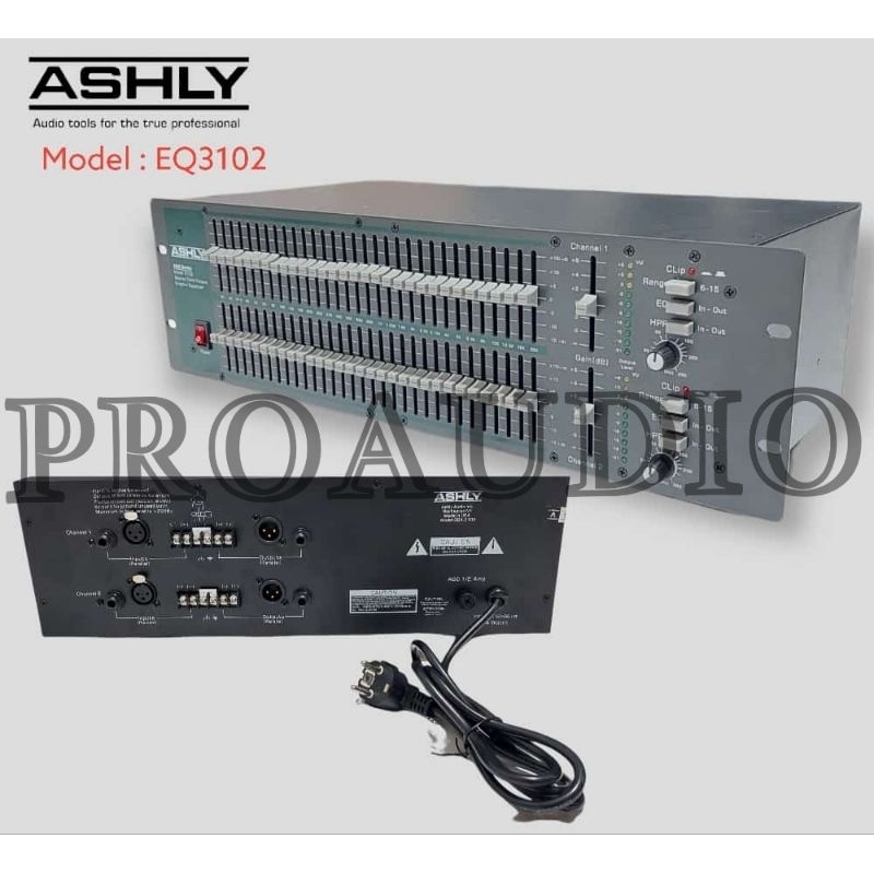 EQUALIZER ASHLY GQX 3102 231 ASHLEY CHANNEL MADE IN USA PRODUCT