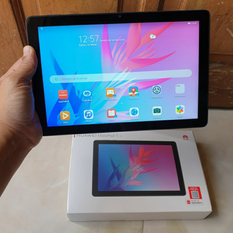 huawei matepad t10 2/32 ram 2gb rom 32gb mulus dan lengkap