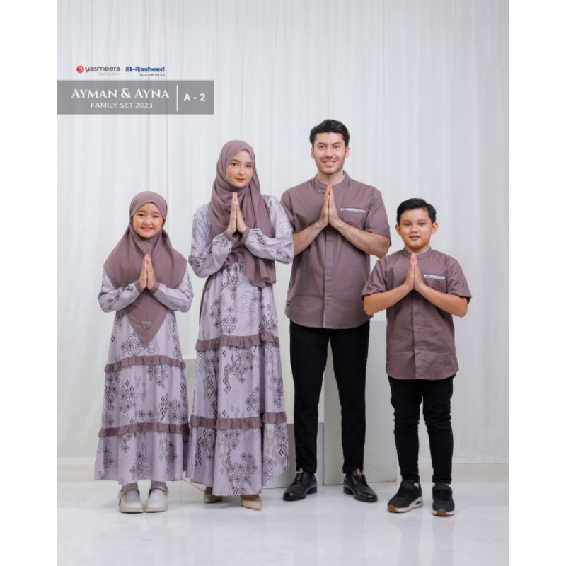 FAMILY SET AYMAN DAN AYNA (A-2) BY YASMEERA | SARIMBIT YASMEERA X EL-RASHEED 2023