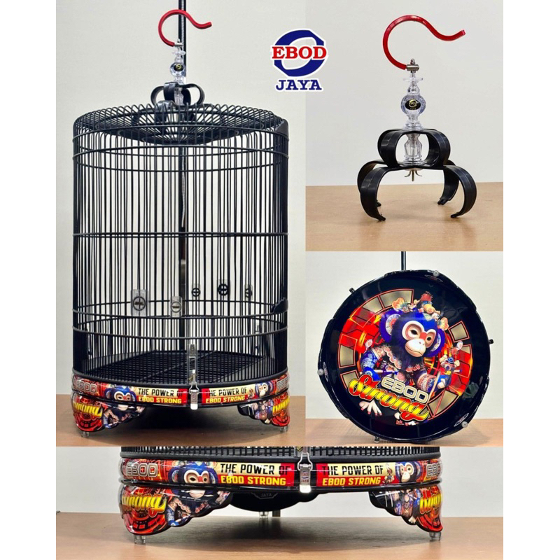 SANGKAR KANDANG MURAI EBOD DECAL STRONG NEW VARIASI BENING