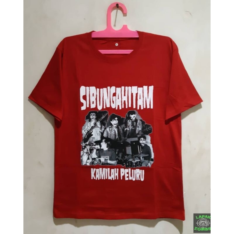 Kaos band si bunga hitam