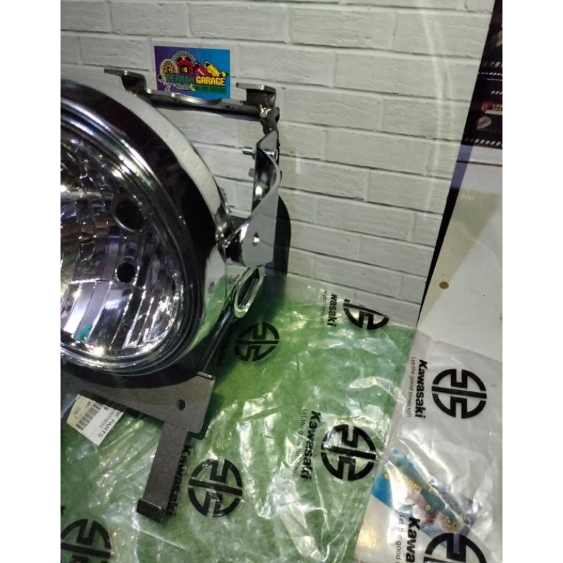 Reflektor Lampu Depan Ninja SS Plus Breket Kualitas Terbaik