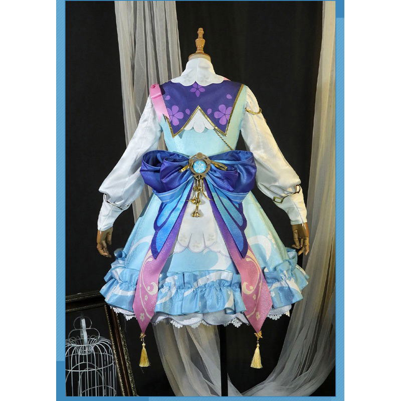 ready stock ayaka kamisato skin kostum cosplay size M