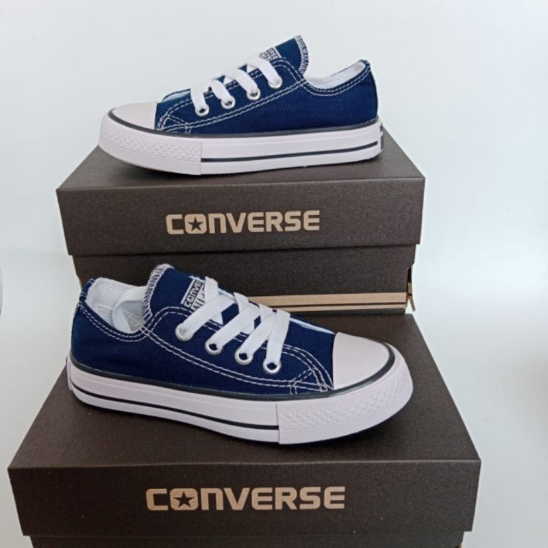 Sepatu Converse Anak Navy Model Tinggi / Sepatu Allstar Anak / Sepatu Anak Casual / Sepatu Sekolah Anak