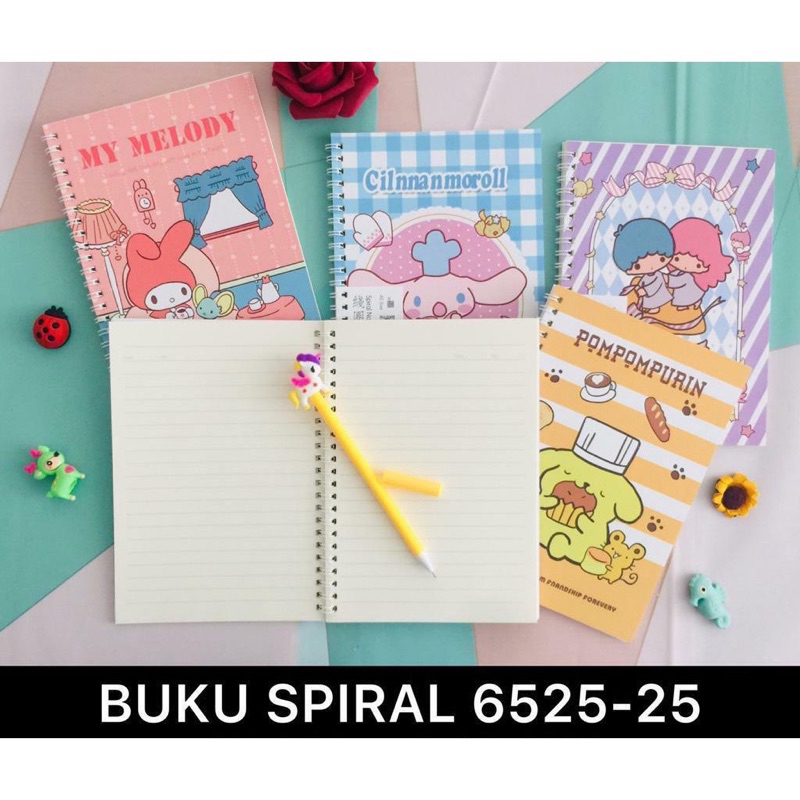 NOTES + PEN KARAKTER / NOTEBOOK + PEN 100 LEMBAR / MINI DIARY + PEN KARAKTER