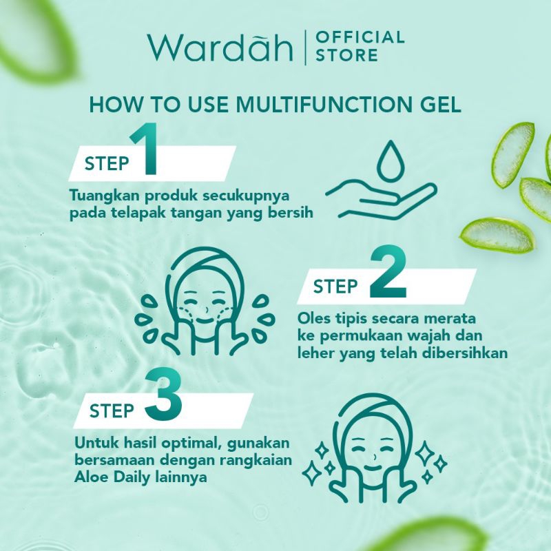 WARDAH Nature Daily Aloe Hydramild Multifunction Gel 100 ml