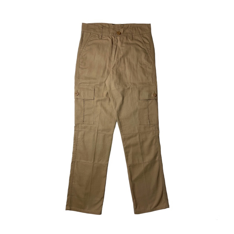 Transworld Celana Cargo Panjang Pria Legular Khaki