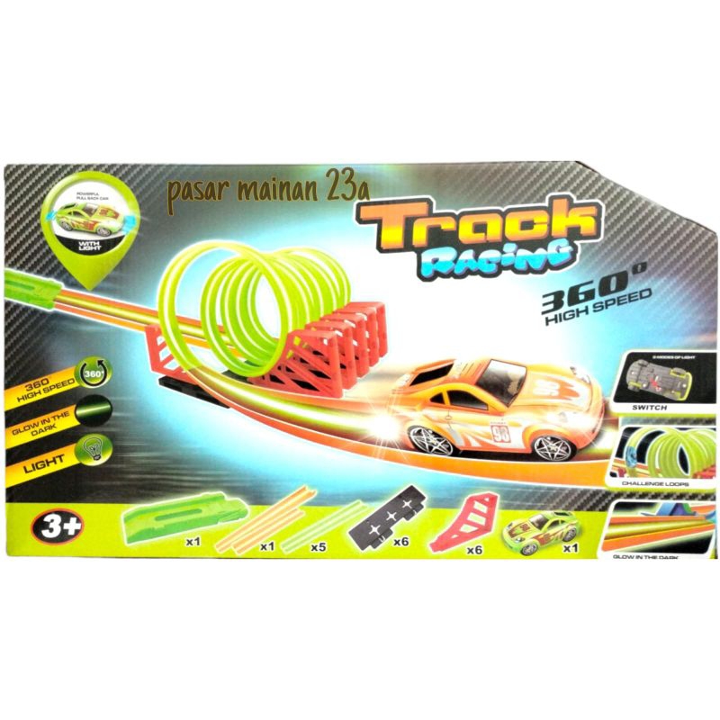 Mainan Track Rancing Loop High Speed Lintasan Mobil Balap Diecast Mobil