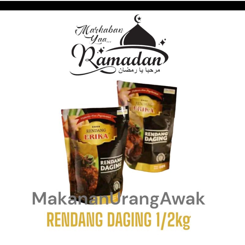 

RENDANG DAGING ERIKA 1/2 kg