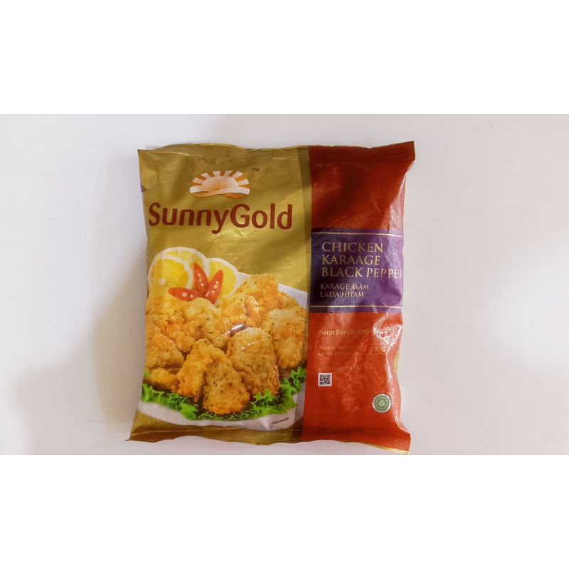 

Sunny Gold chicken karage blackpepper 500gr karage ayam lada hitam