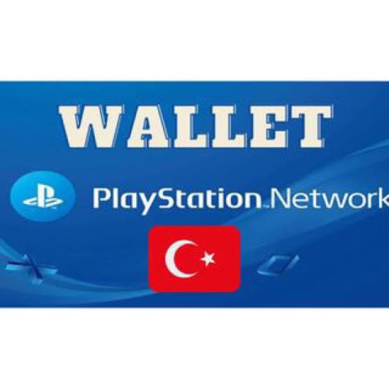 Wallet Playstation PSN Turkey Turki PS4 PS5