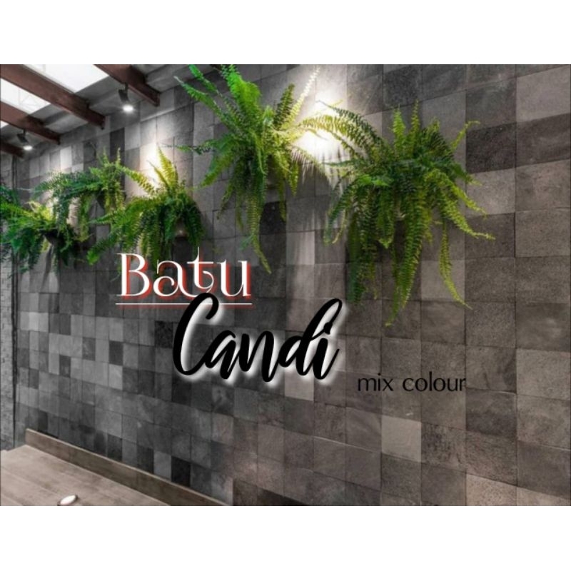 batu alam dingding rumah candi