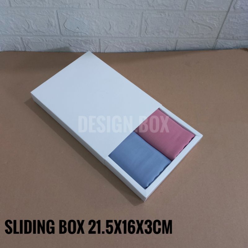 

SLIDING BOX CETAK LOGO 21.5x16x3cm