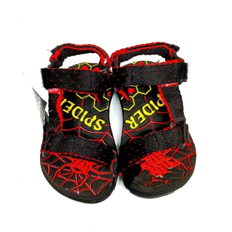 SENDAL GUNUNG KARAKTER SPIDERMEN SENDAL ANAK LAKI-LAKI