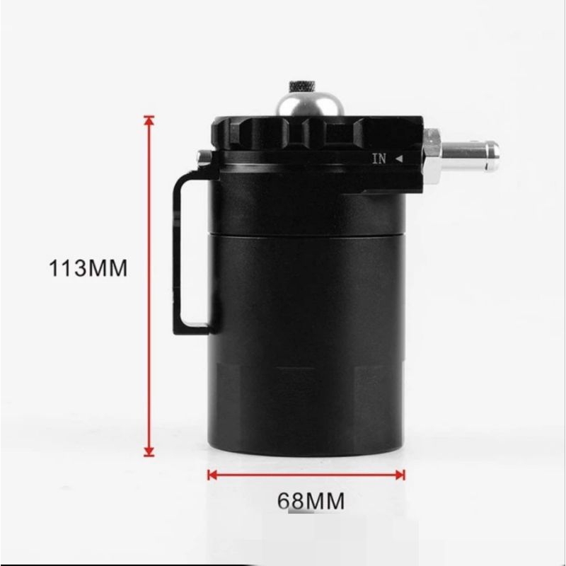Oil catch tank / oct dengan air breather 300ml