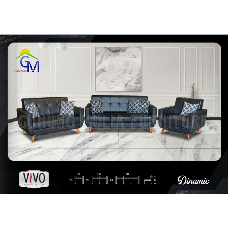 Sofa Mewah Vilux 3 2 1 type Dinamic