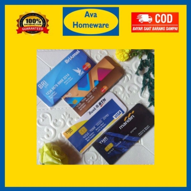 

Amplop Lebaran Panjang 1 pack isi 10 pcs – AC 97 – Tempat Uang Angpou Pelengkap Bingkisan Kartu Ucapan Idul Fitri Custom Karakter Unik Kartu ATM Credit Card Bank dan Gambar Kartun Lucu Murah Anak AVA HOMEWARE