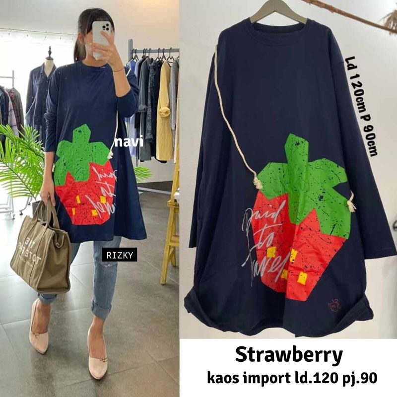 tunik import terbaru/atasan import/kaos tunik wanita terlaris