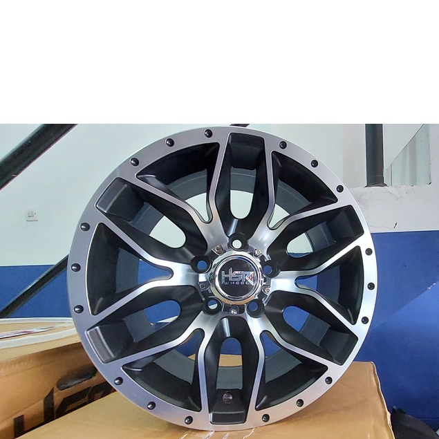 Velg mobil rush terios ring 15 HSR SETELUK Baut 5 Tampilan Offroad