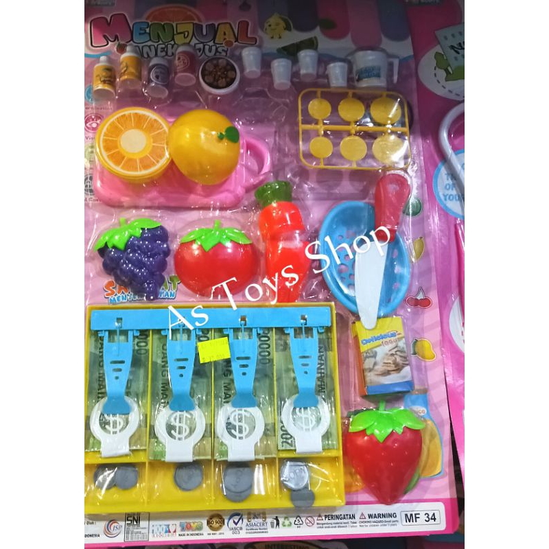 MAINAN KASIR SET TOKO JUS BUAH ANAK