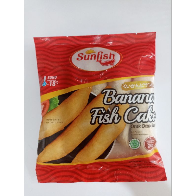 

Sunfish Banana fish cake 500gr otak otak ikan