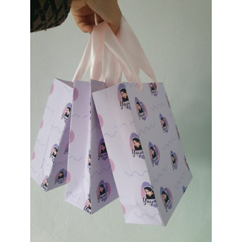 

PAPERBAG MINI CUSTOM MURAH ISI 3PCS