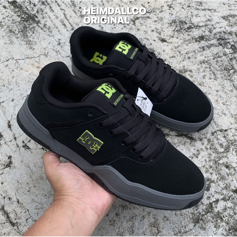 DC SHOES CENTRAL S BLACK GREY GREEN ORIGINAL