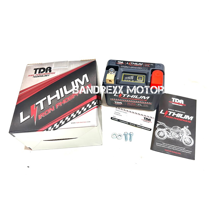 Aki TDR-TDR Lithium Iron Phosphate (LiFePO4) Battery TLFP-7L 12V for Nmax-Aerox 155-All new Nmax-Aer