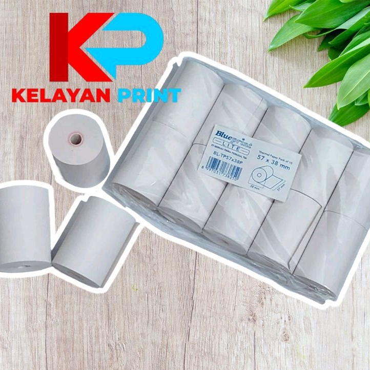 

KERTAS STRUK THERMAL PRINTER BLUETOOTH 57 X 38 BLUEPRINT PER PAK ISI 10