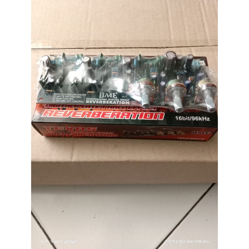 Kit reverb 3 IC dan 3 potensio