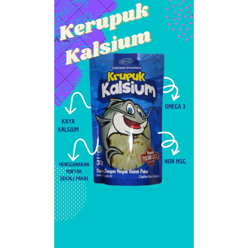 

KERUPUK KALSIUM TULANG LELE