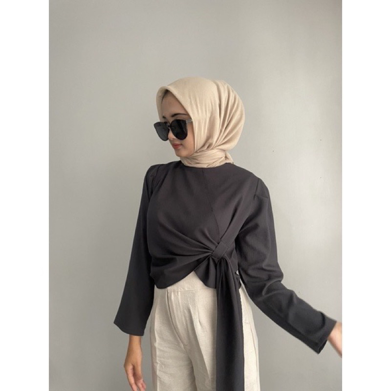 RHEA WRAP TOP - Cirebon Cloth