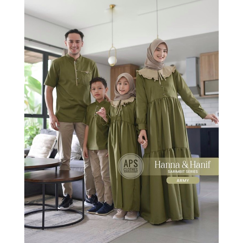 Hanna Hannif Sarimbit Raya Series (ARMY) Couple Keluarga