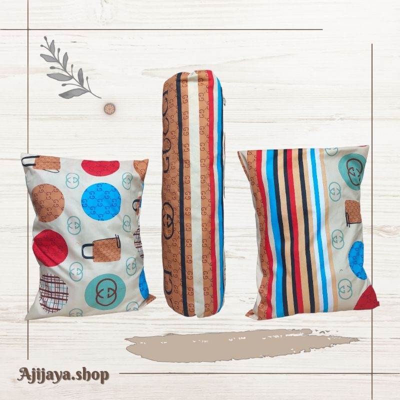 AJI JAYA SARUNG BANTAL GULING SET/SERI