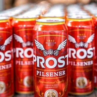 PROST Pilsener BOX Bir Kaleng 500 ML Prost beer Prost bir Prost Pilsener 500ml Beer 24 can Prost jumbo BOX