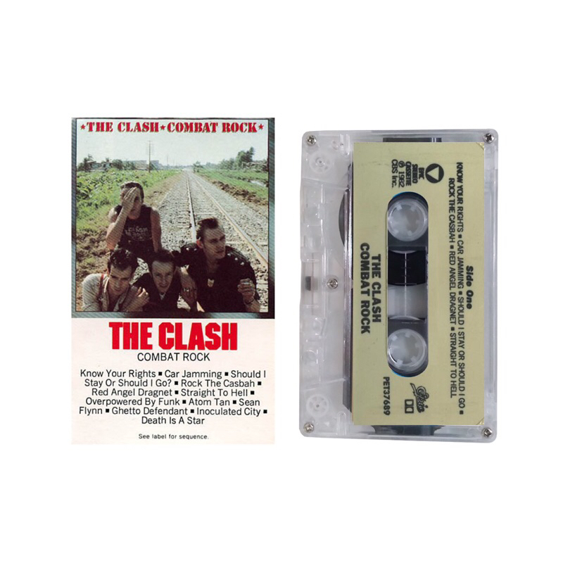 Kaset Pita The Clash Combat Rock Album